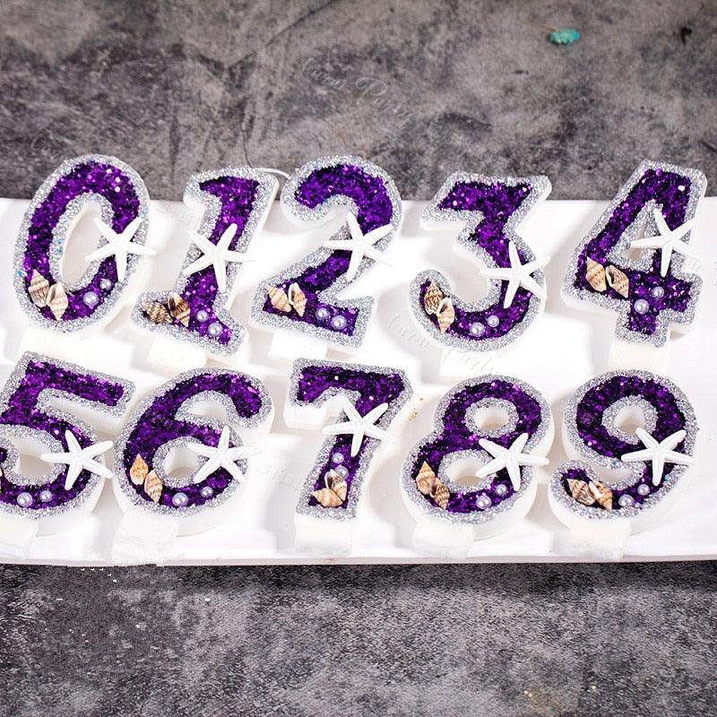 0-9 Number Cake Candle Polka Dot Number Candles Colorful Star Birthday Cake 0-9 Candles For Birthday Wedding Anniversary Reunions Theme Party Decoration Cupcake Topper Decoration Supplies Birthday Number Candle For Girl Boys Kid Cake Decoration Tools