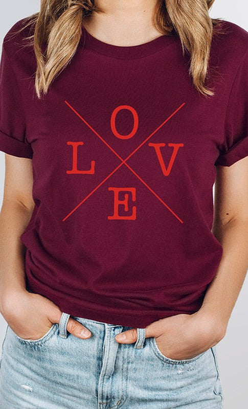 Love Valentines Day PLUS SIZE Graphic Tee T-Shirt