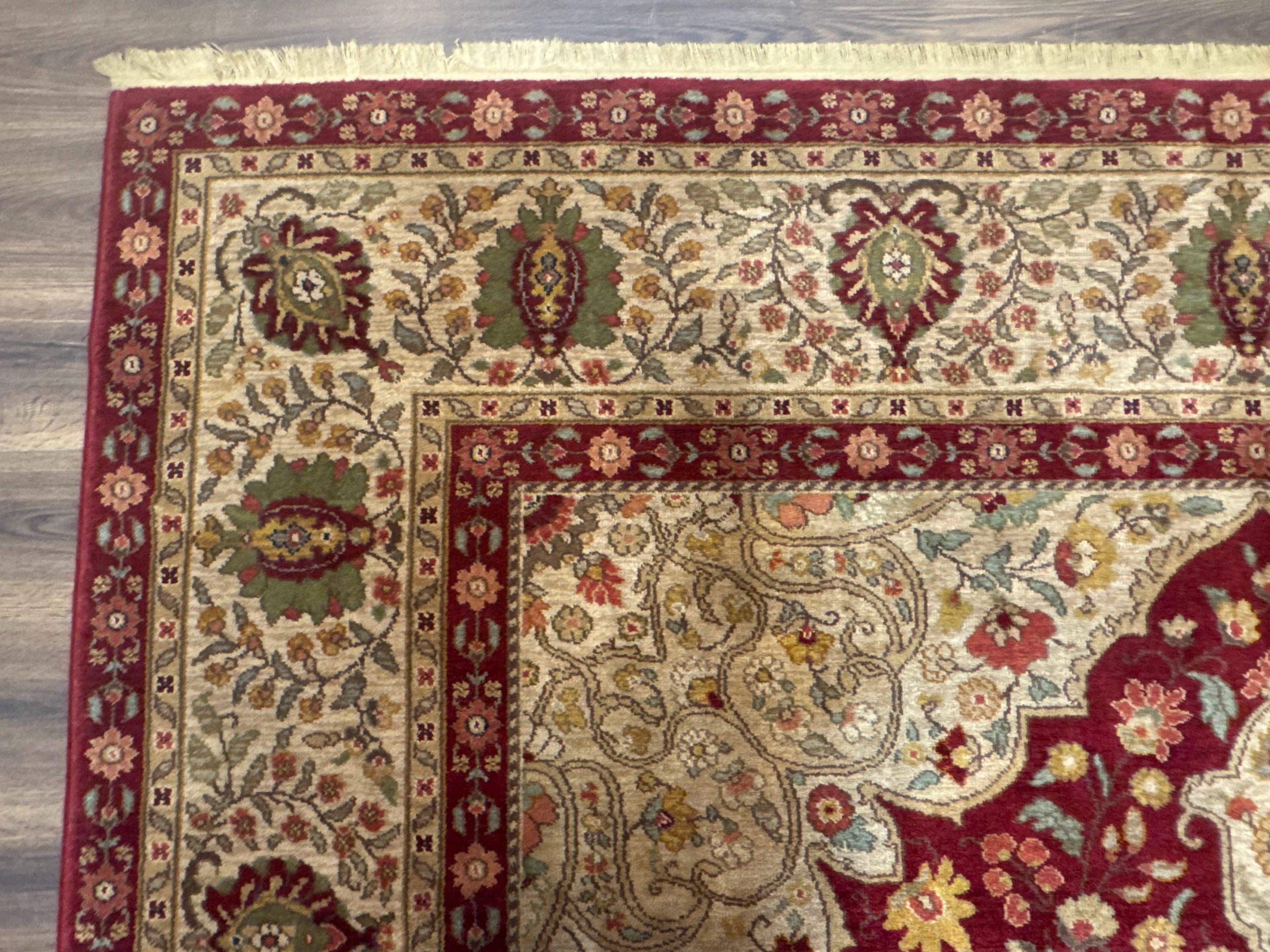 Karastan Rug 8.8 x 12, Antique Legends Royal Tabriz, Wool Pile, Vintage, Rare Design