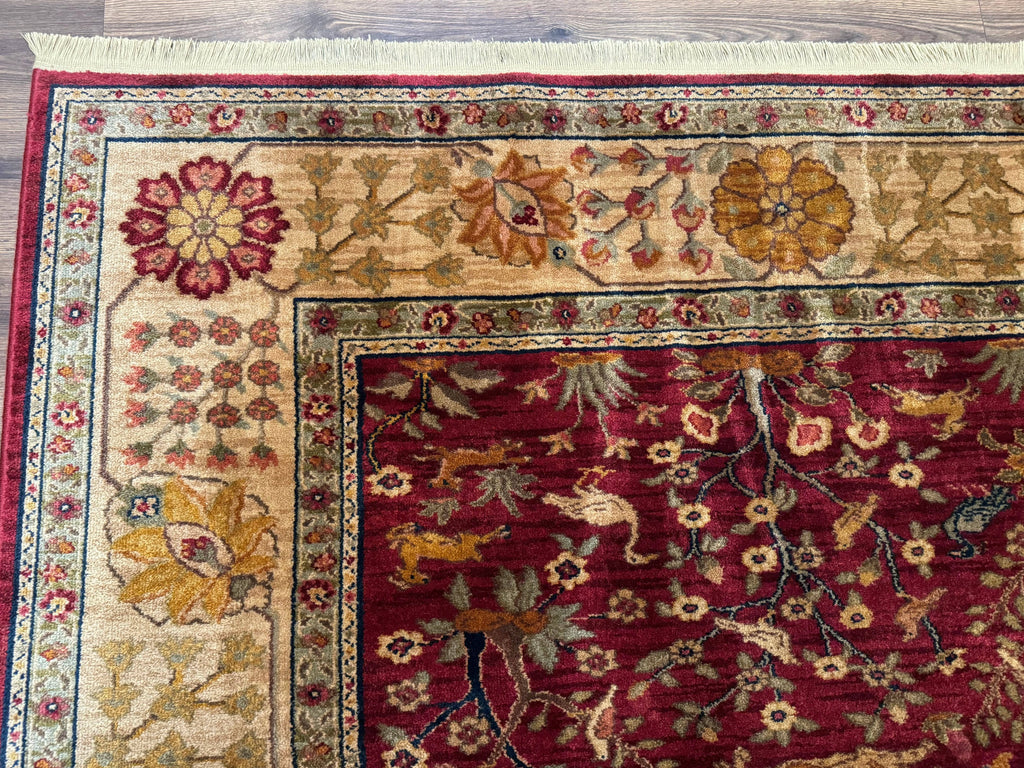Karastan Rug 8.8 x 10, Antique Legends Emperor's Hunt 2200-204, Wool Vintage Discontinued Karastan
