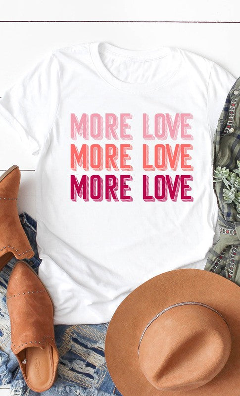 More Love Graphic Tee T-Shirt PLUS