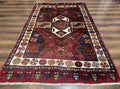 Turkish Kazak Rug 5x7, Geometric