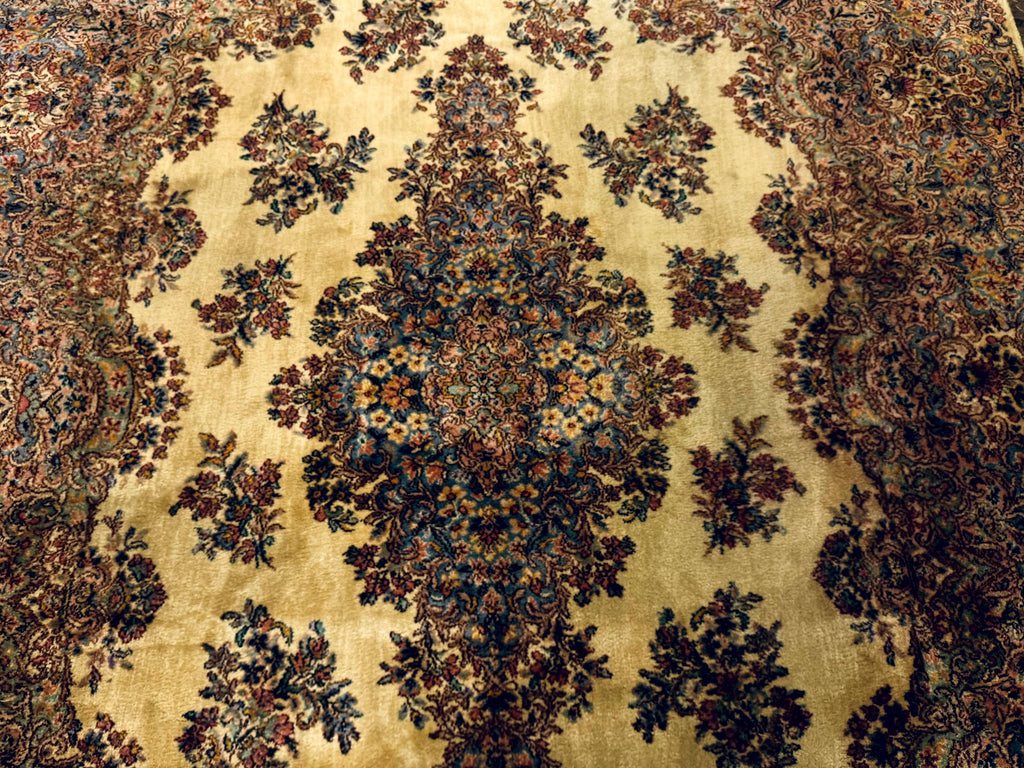 Karastan Kirman Rug #781, Antique Karastan Oriental Carpet 8.8 x 12, Wool Area Rug, Original Collection 700 Series, Rare Discontinued