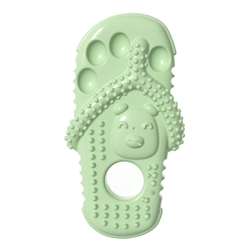 Pet Dog Chewing Toys, Slippers, Teething Toys For Puppies, Durable Rubber Shoes And Slippers, Cleaning Teeth And Protecting Oral Health