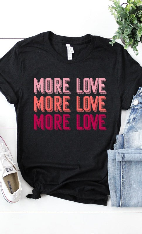 More Love Graphic Tee T-Shirt PLUS