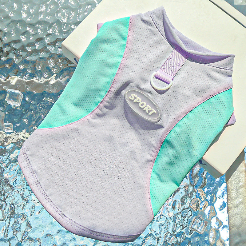 Ice-silk Vest For Small And Medium-sized Dogsoutdoor Sun Protection Pet Clothing