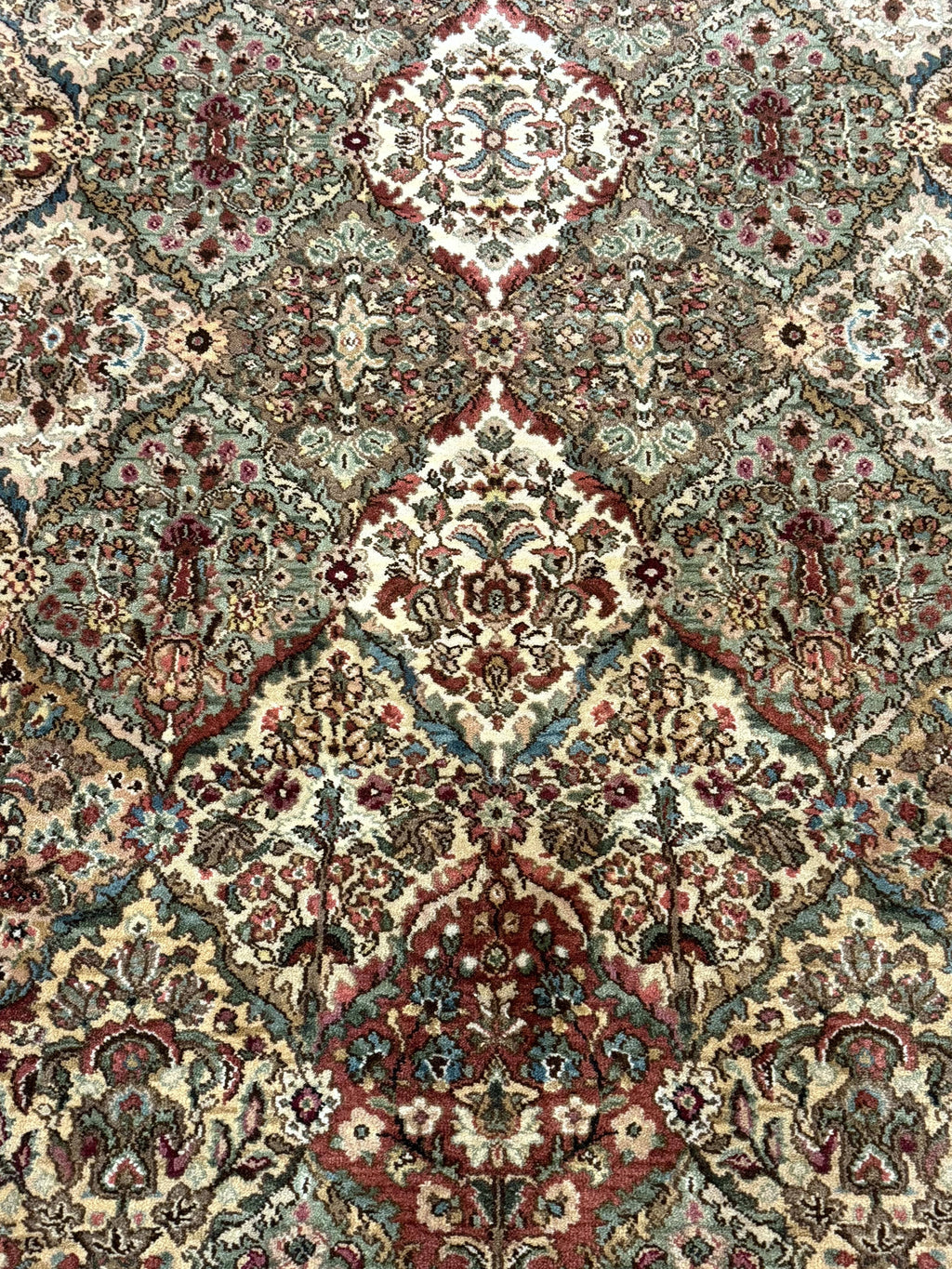 10x14 Karastan Empress Kirman Rug #700/719, Vintage Wool Discontinued Karastan