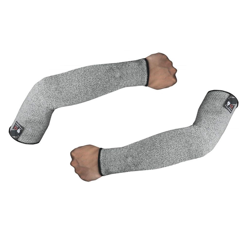 1 PC Men Resistant Work Protection Arm Sleeves Protective Arm Sleeves Anti-cut Work Arm Cover For Garden Kitchen Comfortable Soft Arm Sleeve Thin Arm Protectors For Thin Skin