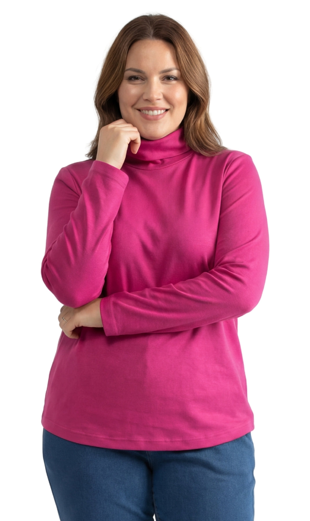 Women's Relaxed fit Long Sleeved Turtleneck Top