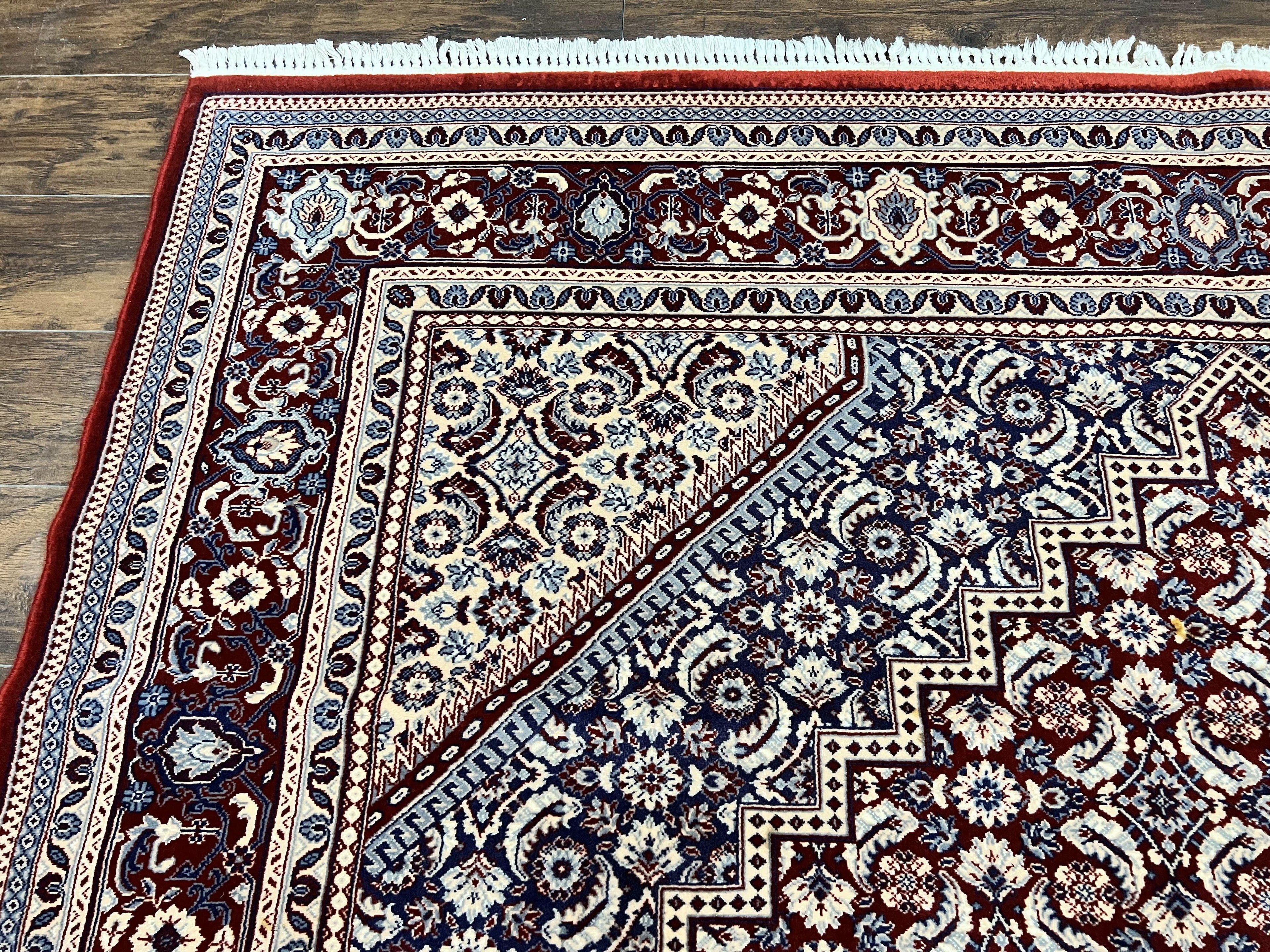 Karastan Rug 8x10, Kara Shah Red Bidjar, Belgium Power Loomed Rug, Wool Pile Karastan Rug, Vintage