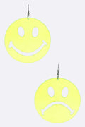 Oversize Plexiglass Cutout Happy Face Drop
