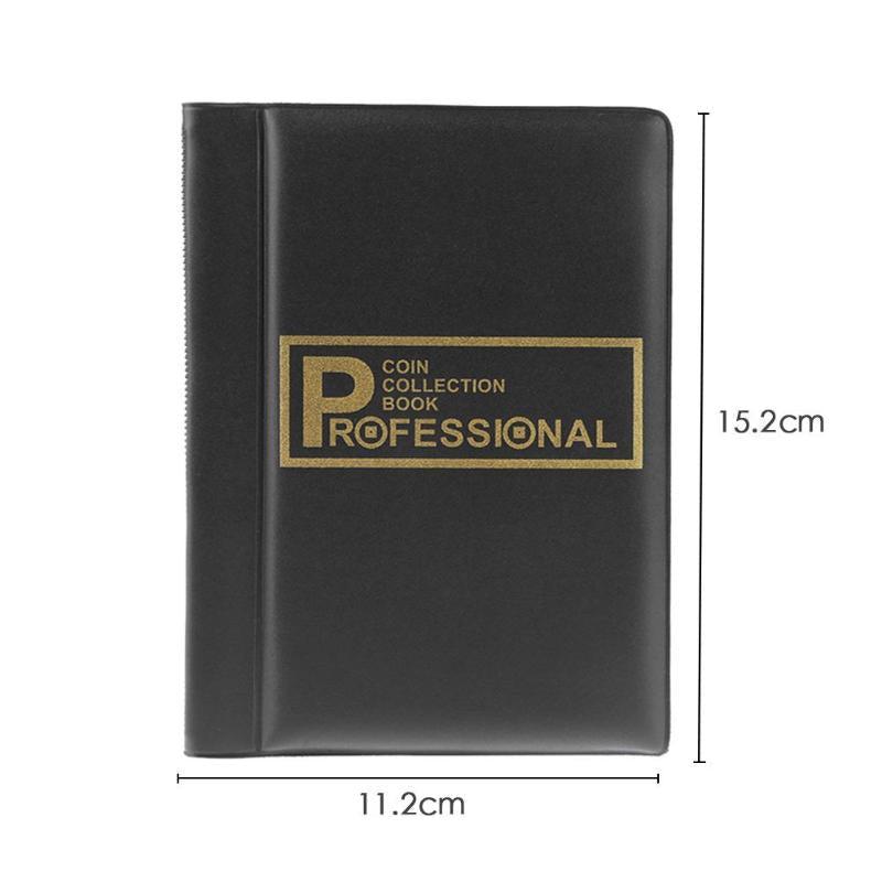 120 Pockets Coins Collection Album Book Penny Coin Storage Bag Mini Coin Money Album Collection Book Coin Holders Collector Gift For Loved Ones