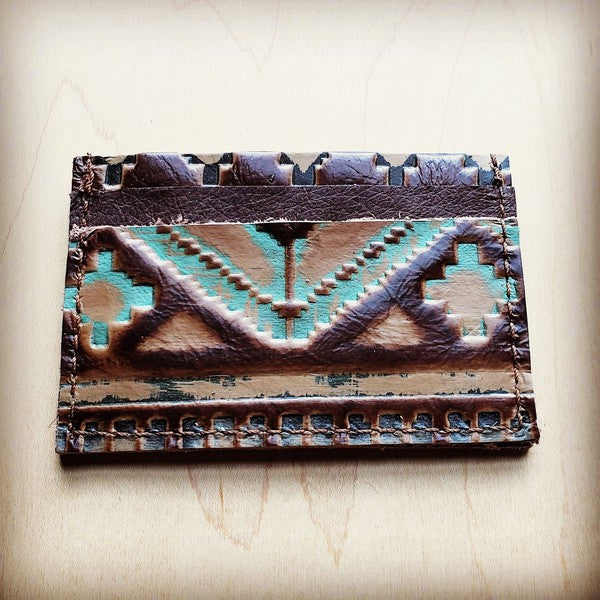 Leather Credit Card Holder-Santa Fe