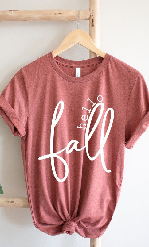 Hello Fall Graphic Tee T-Shirt