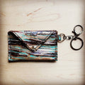 Sierra Credit Card Wallet-Turquoise Chateau