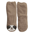 Sloth Time - Women's Cozy Sherpa Slipper Socks