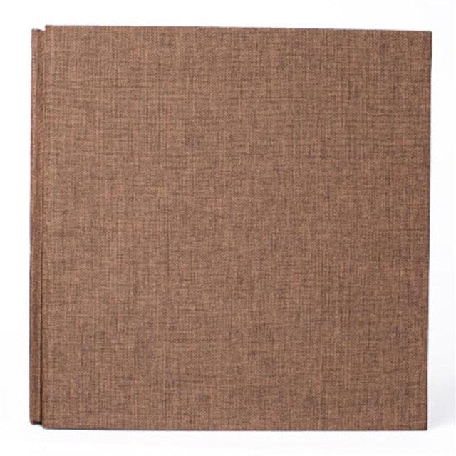 16-inch 20 Pages Self Adhesive Photo Album DIY Scrapbook Rustic Linen Cloth Cover Personalize Album for Wedding Memory Album  Home Decor House Decoration DIY Memorable Gifts For Loved Ones