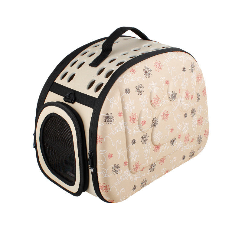 Pet Space Foldable Handbag Out Portable Pet Shoulder Bag Printing