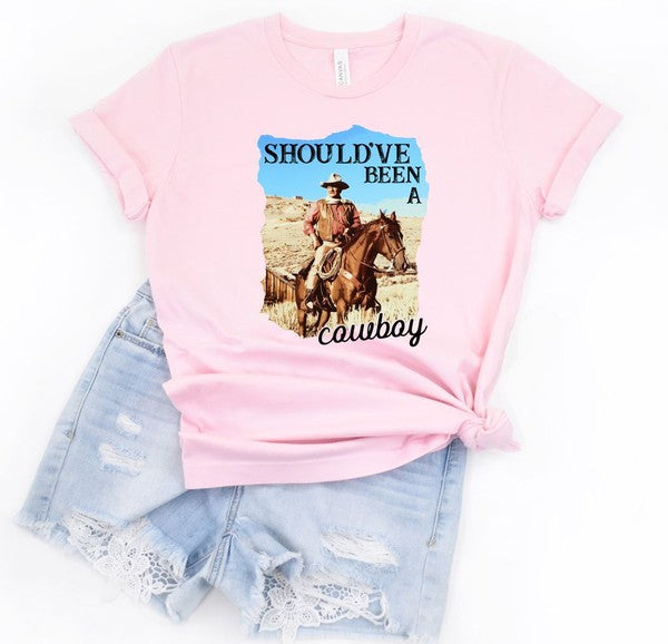 Should Have Been A Cowboy Softstyle Tee T-Shirt