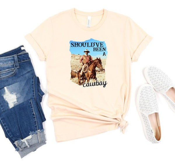 Should Have Been A Cowboy Softstyle Tee T-Shirt