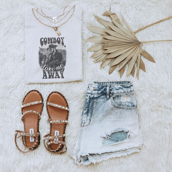 Cowboy Take Me Away Rip Wheeler Tee T-Shirt