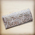 Embossed Leather Wallet in Gilded Cowboy