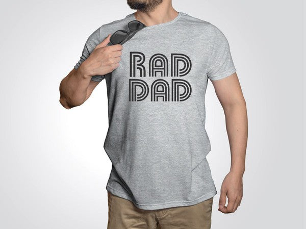 RAD DAD Fathers Softstyle Tee T-Shirt