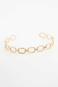 Oval Link Cuff Bracelet