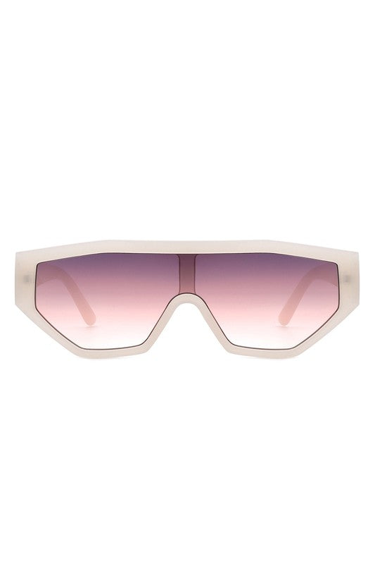 Geometric Square Futuristic Fashion Sunglasses