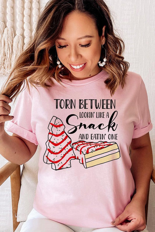 Torn Between Lookin Like a Snack and Eatin One Women’s Tee T-Shirt