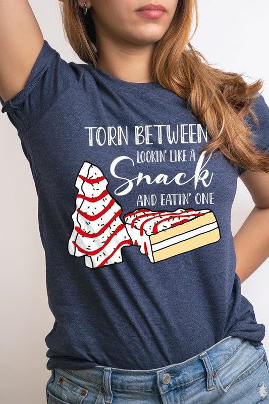 Torn Between Lookin Like a Snack and Eatin One Women’s Tee T-Shirt