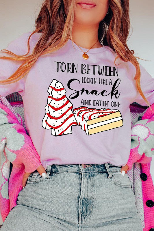 Torn Between Lookin Like a Snack and Eatin One Women’s Tee T-Shirt