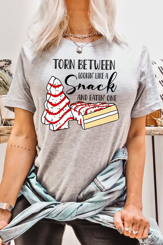 Torn Between Lookin Like a Snack and Eatin One Women’s Tee T-Shirt