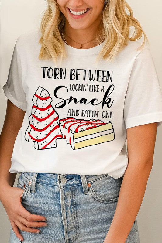 Torn Between Lookin Like a Snack and Eatin One Women’s Tee T-Shirt
