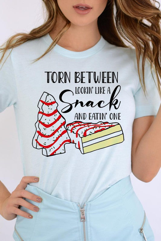 Torn Between Lookin Like a Snack and Eatin One Women’s Tee T-Shirt