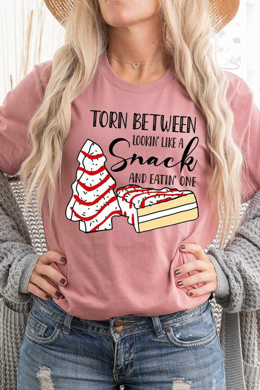 Torn Between Lookin Like a Snack and Eatin One Women’s Tee T-Shirt