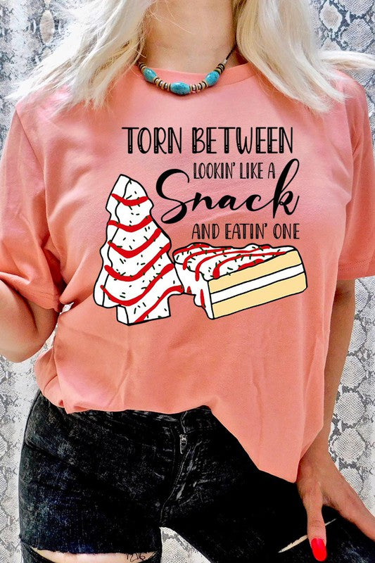 Torn Between Lookin Like a Snack and Eatin One Women’s Tee T-Shirt