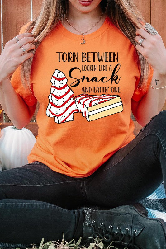 Torn Between Lookin Like a Snack and Eatin One Women’s Tee T-Shirt