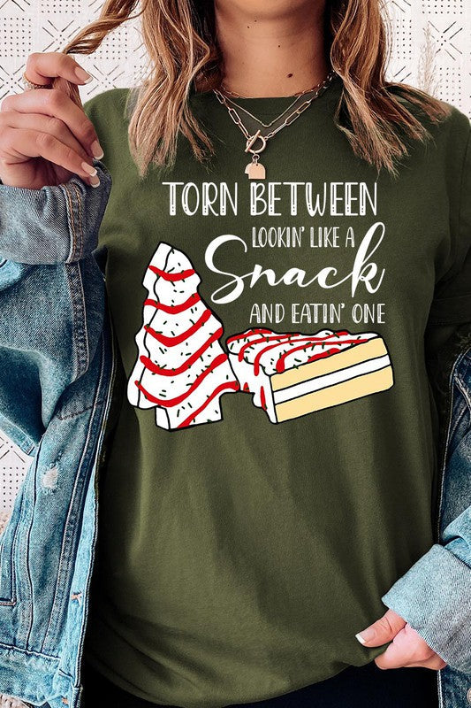 Torn Between Lookin Like a Snack and Eatin One Women’s Tee T-Shirt