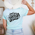 Spooky Mama Bats Front & Back Graphic Tee
