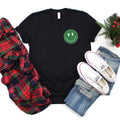 Merry Mama Checkered Front & Back Graphic Tee
