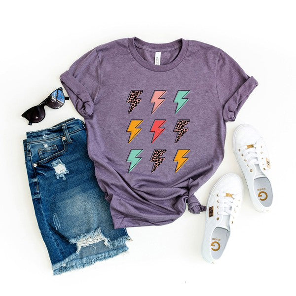 Lightning Bolts Short Sleeve Graphic Tee