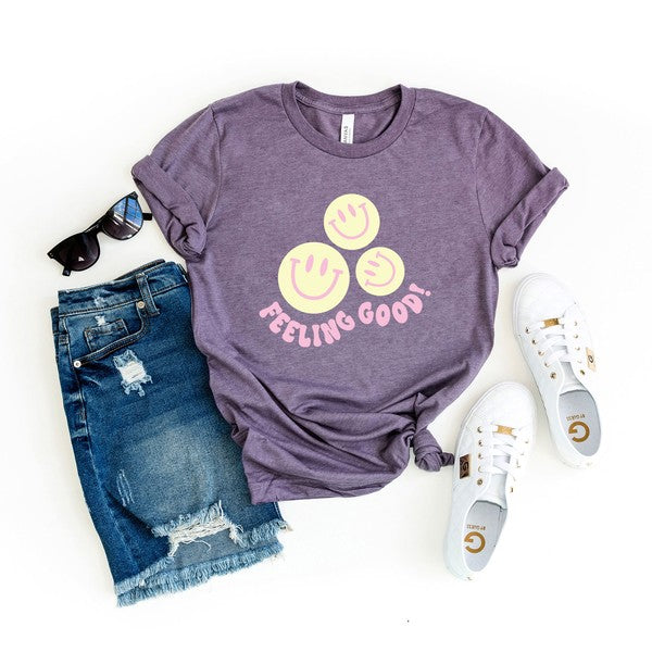 Feeling Good Short Sleeve Graphic Tee T-Shirt