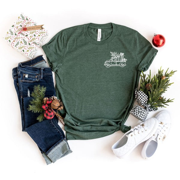 Truck With Gifts Mini Short Sleeve Graphic Tee