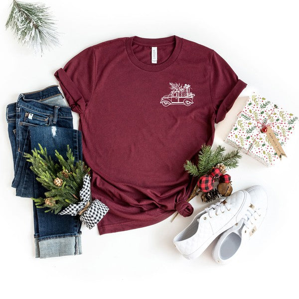 Truck With Gifts Mini Short Sleeve Graphic Tee