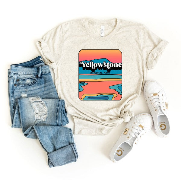 Vintage National Park Short Sleeve Graphic Tee T-Shirt