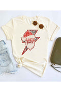 SANTA CHRISTMAS GRAPHIC PLUS SIZE TEE / T-SHIRT