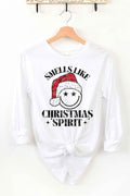 CHRISTMAS SPIRIT LONG SLEEVE TEE