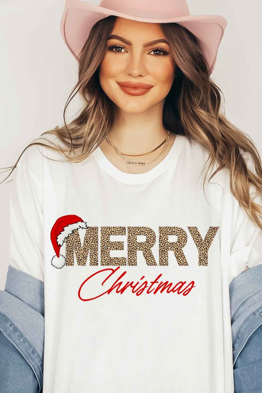 MERRY CHRISTMAS GRAPHIC PLUS SIZE Tee T-Shirt / T-SHIRT