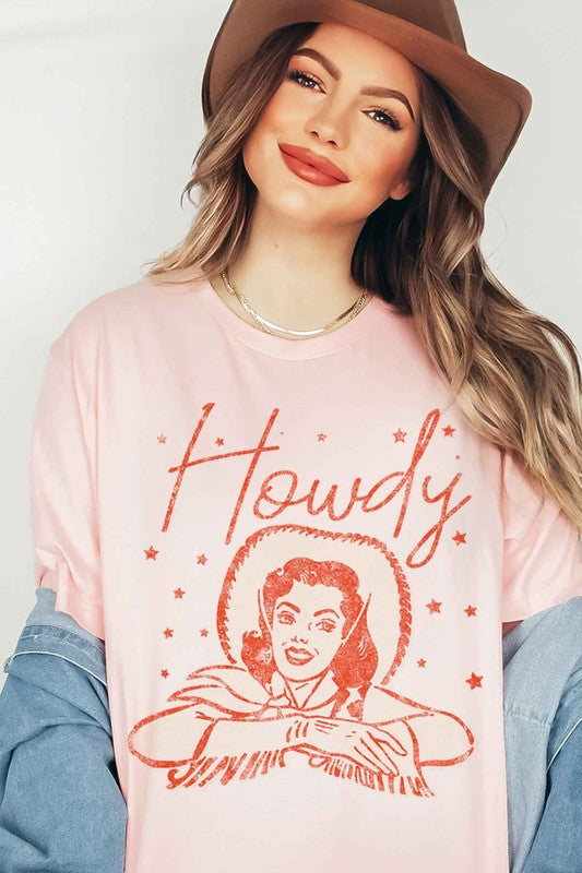 HOWDY COWGIRL GRAPHIC Tee T-Shirt / T-SHIRT